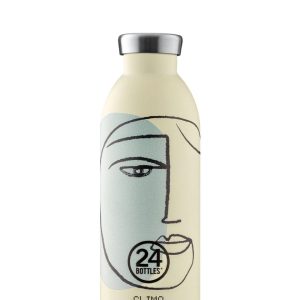 24 Bottles bottiglia termica in acciaio 500ml “Clima” Beige CLIMA.WHITE CALYPSO