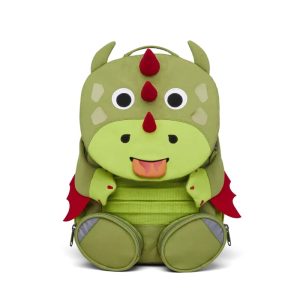 AFFENZAHN zainetto kids in tessuto Verde GRANDE AMICO.DRAGO