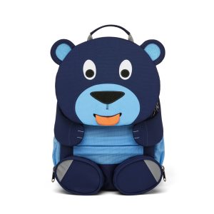 AFFENZAHN zainetto kids in tessuto Blu GRANDE AMICO.ORSO