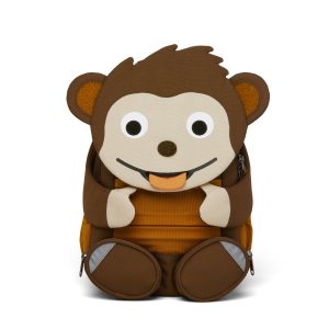 AFFENZAHN zainetto kids in tessuto Marrone GRANDE AMICO.SCIMMIA