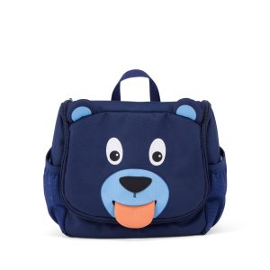 AFFENZAHN beauty kids in tessuto Blu BEAUTY CASE.ORSO