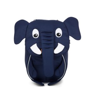AFFENZAHN zainetto kids in tessuto Blu PICCOLO AMICO.ELEFANTE