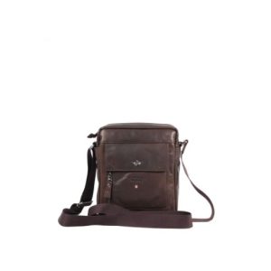 Aeronautica Militare borsello in pelle “Vintage” Marrone AM303.MO