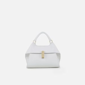 Arcadia borsa a mano in pelle “Emma” Bianco 7431.BIANCO