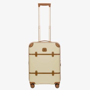 Bric’s trolley cabina in policarbonato e pelle “Bellagio” Avorio BBG38301.014 CREAM