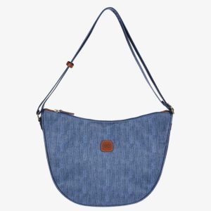 Bric’s borsa a tracolla in tessuto “X-Collection” Azzurro BXG45052.447 JEANS