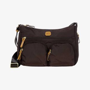 Bric’s borsa a tracolla in tessuto “BXG” Nero BXG45055.101 NERO