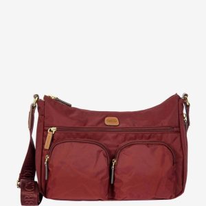 Bric’s borsa a tracolla in tessuto “BXG” Bordeaux BXG45055.920 BORDEAUX