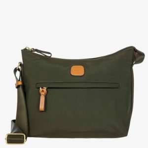 Bric’s borsa a tracolla in tessuto “X-Collection” Verde BXG45056.078 OLIVA