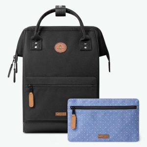 CABAIA zaino in tessuto “Adventurer” Nero ADV-M.360 BERLIN