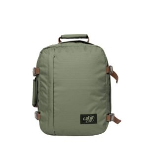 Cabin Zero zaino 28L da viaggio in tessuto “Classic” Verde CZ08.1802 GEORGIAN KHAKI
