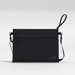 Cabin Zero pochette in tessuto “Classic” Nero CZ40.1201 ABSOLUTE BLACK