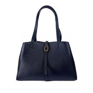 Coccinelle borsa shopping in pelle “Chara” Blu E1QLF110101.B29 MIDNIGHT BLUE
