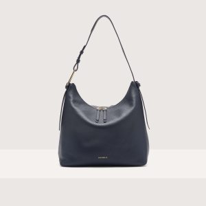 Coccinelle borsa a spalla in pelle “Malory” Blu E1R1K130201.B29 MIDNIGHT BLUE
