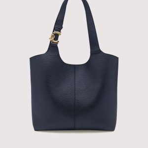 Coccinelle borsa shopping in pelle “C-Easy” Blu E1SHA110101.B29 MIDNIGHT BLUE