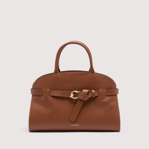 Coccinelle borsa a mano in pelle “Sabine” Cuoio E1TLA180401.W11 COGNAC