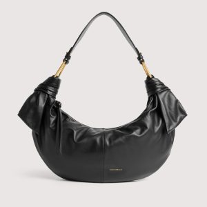 Coccinelle borsa a spalla in pelle “Furoshiki” Nero E1U1A130201.001 NOIR