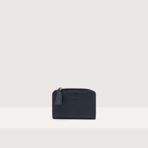 Coccinelle portafogli in pelle “Tassel” Blu E2MU011C101.B29 MIDNIGHT BLUE