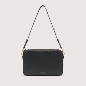 Coccinelle borsa a spalla in pelle “Tebe” Nero E5MN5520101.001 NOIR