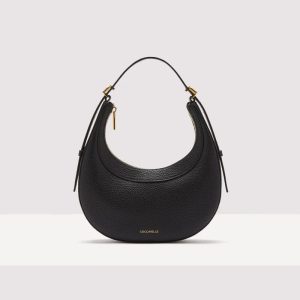Coccinelle borsa a spalla in pelle “Whisper” Nero E5PIP530101.001 NOIR