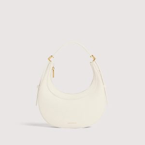 Coccinelle borsa a spalla in pelle “Whisper” Avorio E5PIP530101.N17 PEARL