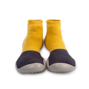 Collegien calze pantofole antiscivolo in tessuto “Chaussons” Multicolor 355D.COLOR BLOCK PIERRE