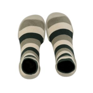 Collegien calze pantofole antiscivolo in tessuto “Chaussons” Multicolor 452F.MERLIN