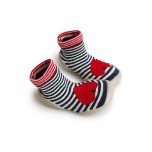 Collegien calze pantofole antiscivolo in tessuto “Chaussons” Multicolor 951A.BEBOP