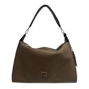 Ermanno Firenze borsa a spalla in ecopelle “Victoria” Tortora 12402013.TAUPE