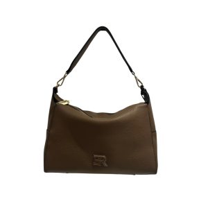 Ermanno Firenze borsa a spalla in ecopelle “Victoria” Tortora 12402014.TAUPE