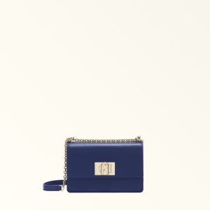 Furla borsa a tracolla in pelle “1927” Blu BAFKACO.2676S MEDITERRANEO