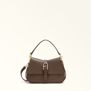 Furla borsa a tracolla in pelle “Flow” Marrone WB01032.4284S ESPRESSO