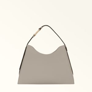 Furla borsa a mano in pelle “Nuvola” Bianco WB01246.VAN00 VANIGLIA
