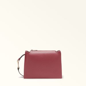 Furla borsa a tracolla in pelle “Nuvola” Bordeaux WB01275.0053S RUBINO