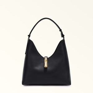 Furla borsa a spalla in pelle “Furla Goccia” Nero WB01499.O6000 NERO