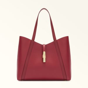 Furla borsa shopping in pelle “Goccia” Bordeaux WB01788.CGQ00 CILIEGIA