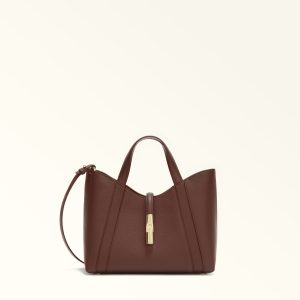 Furla borsa a mano in pelle “Goccia” Marrone WB01789.2460S CIOCCOLATO