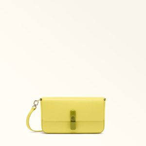 Furla borsa a tracolla in pelle “Iride” Giallo WB01826.4490S MUDEC YELLOW