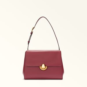 Furla borsa a spalla in pelle “Domus” Bordeaux WB01862.0053S RUBINO