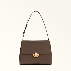 Furla borsa a spalla in pelle “Domus” Marrone WB01862.4284S ESPRESSO