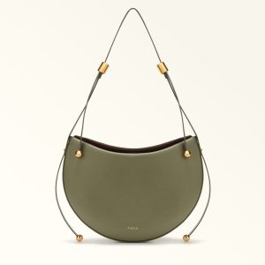 Furla borsa a spalla in pelle “Moonstone” Verde WB01868.4555S AVOCADO