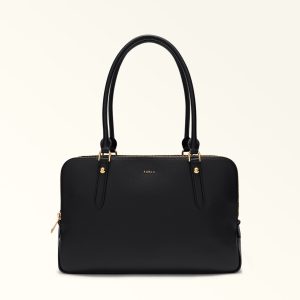 Furla borsa shopping in pelle “Giulia” Nero WB01872.O6000 NERO