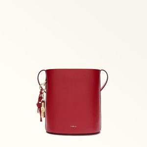 Furla borsa secchiello in pelle “Roxie” Rosso WB01875.4484S RED