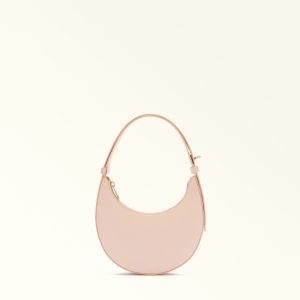 Furla borsa a spalla in pelle “Furla Delizia” Rosa WE00649.4355 DUSTY PINK