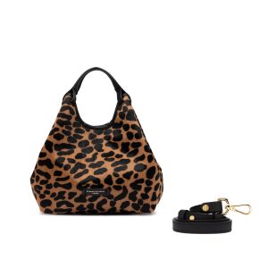 Gianni Chiarini borsa a mano in cavallino “Dua” Animalier BS11109 CAV-PL.11865 LEO-NERO