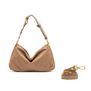 Gianni Chiarini borsa a spalla in pelle “Fanny” Beige BS11945 FOUCLD.5313 CLAY