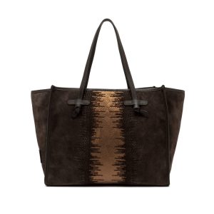 Gianni Chiarini borsa shopping in pelle “Marcella” Marrone BS12110 WNTSN.974 MOKA