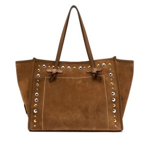 Gianni Chiarini borsa shopping in camoscio “Marcella” Cuoio BS12400 TNGR.1478 CARAMEL