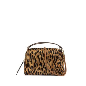Gianni Chiarini borsa in pelle e cavallino “Alifa” Animalier BS8148HORSY.14351 LINCE-CUOIO