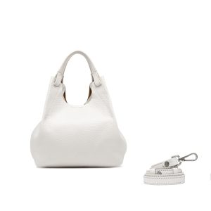 Gianni Chiarini borsa shopping in pelle “Dua” Avorio BS9719RNGDBL.13347 SABBIA-NATU